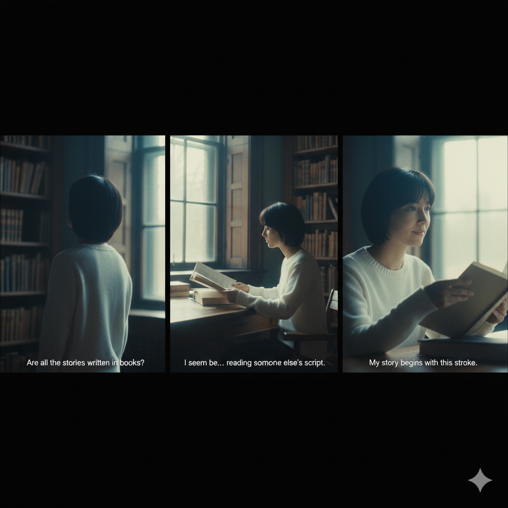 cinematic three-frame photo collage with a film-grain and Fuji-style texture